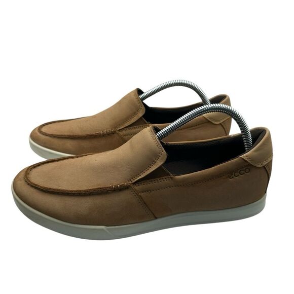 ECCO Brown Leather‎ Classic Slip On Loafer Shoes Men\'s Size 43 (9-9.5) US Ecco | Shoes | Ecco Classic Moc 2 Slip On Driving Shoes  main image 4